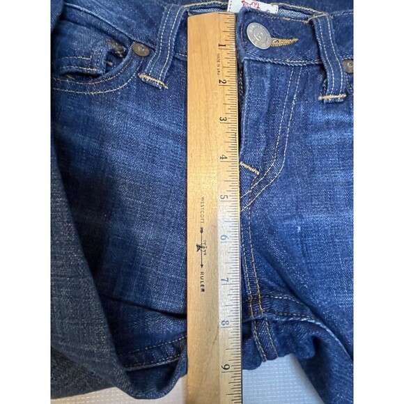 True Religion Becky Bootcut Jean Women Sz 27 Flap Poc Stretch Y21K - Picture 13 of 13